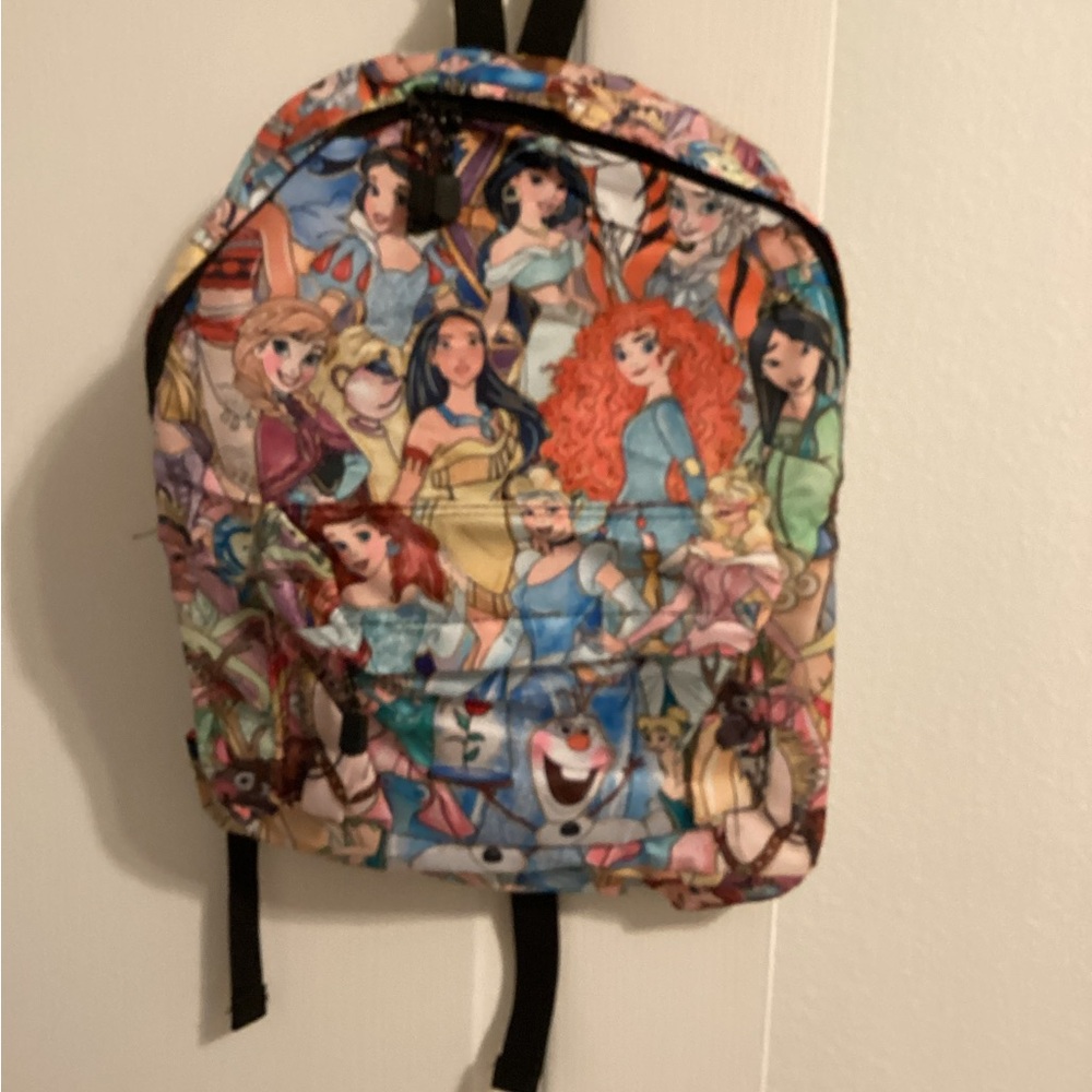 Disney Princess Backpack - Blue and Red